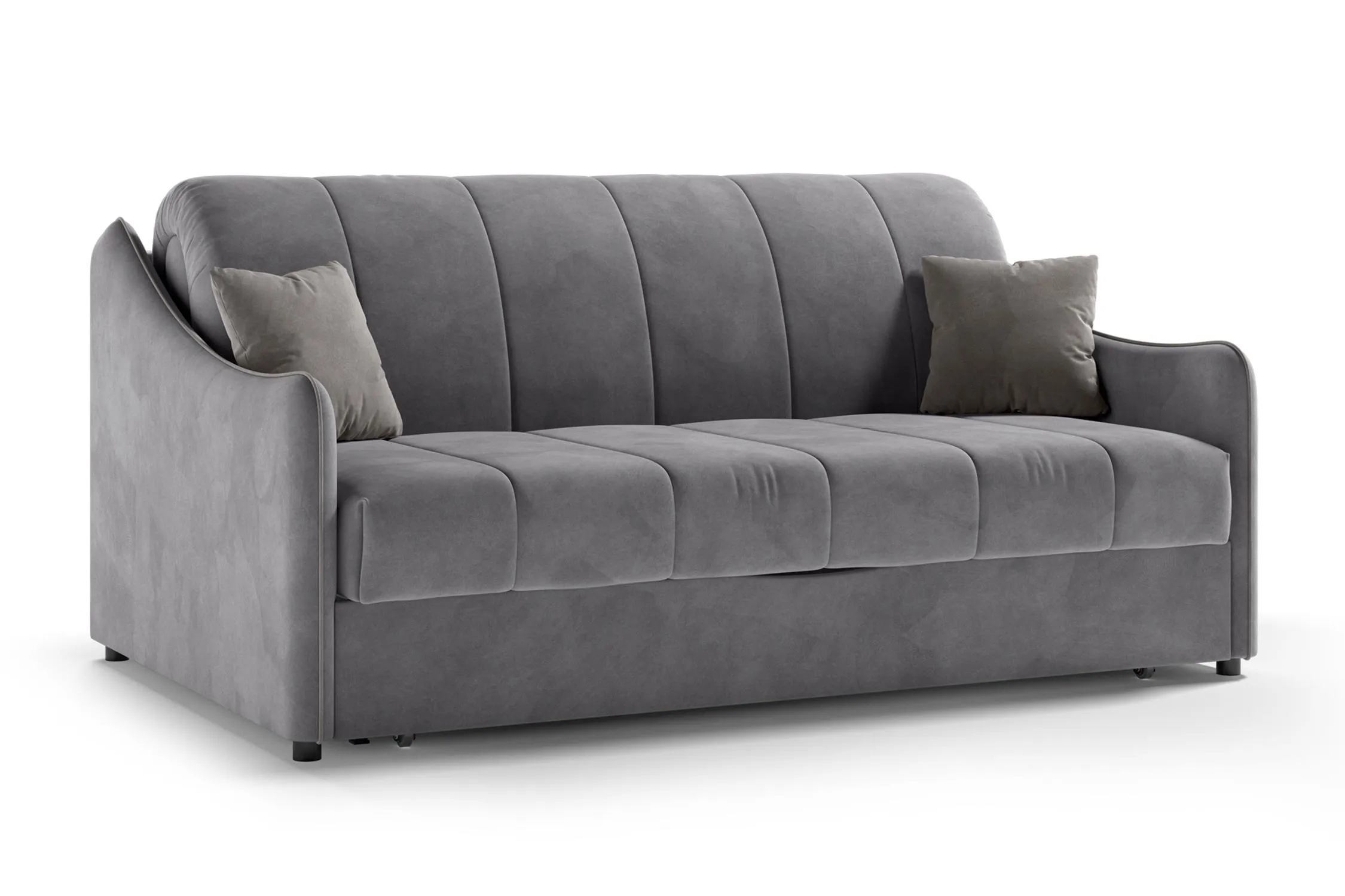 Диван Эско серый / серо-бежевый