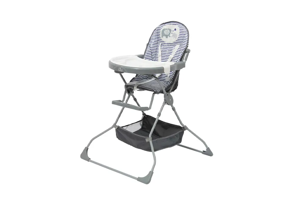 Стульчик для кормления Polini kids 252 Слоник серый