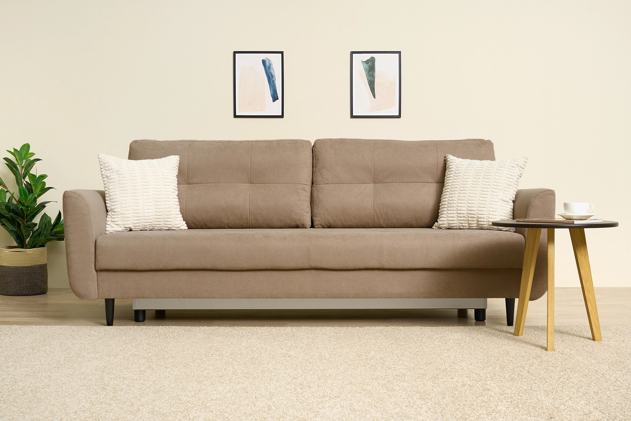 Диван Остин светло-коричневый — изображение 3