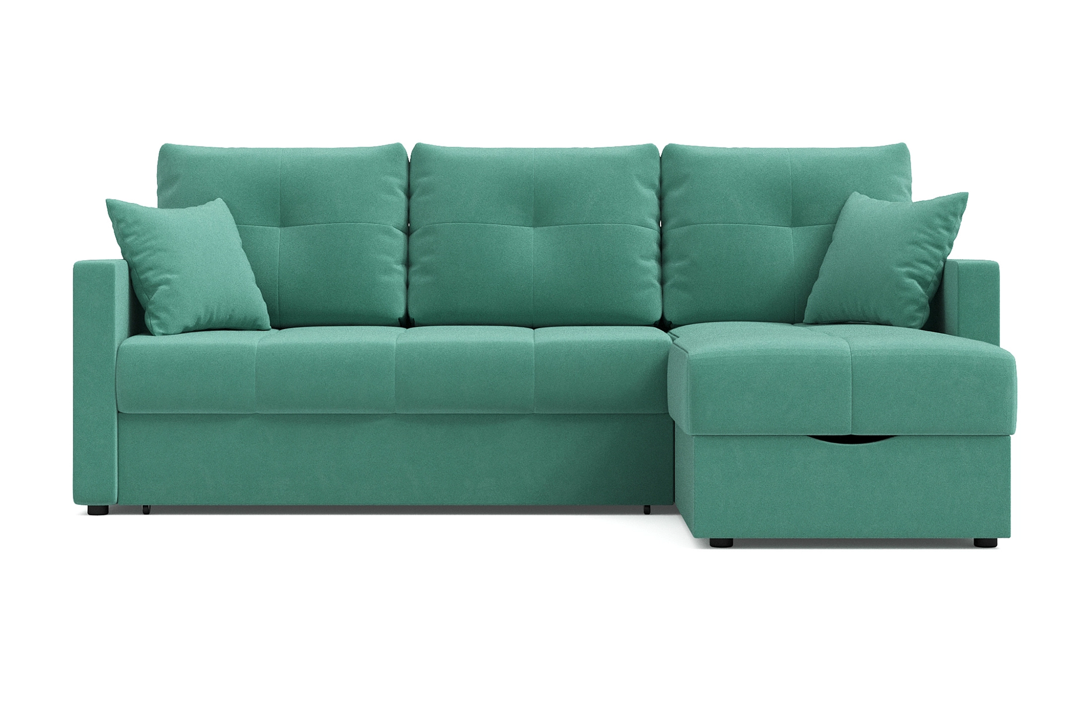 Диван угловой Вита бирюзовый — изображение 2