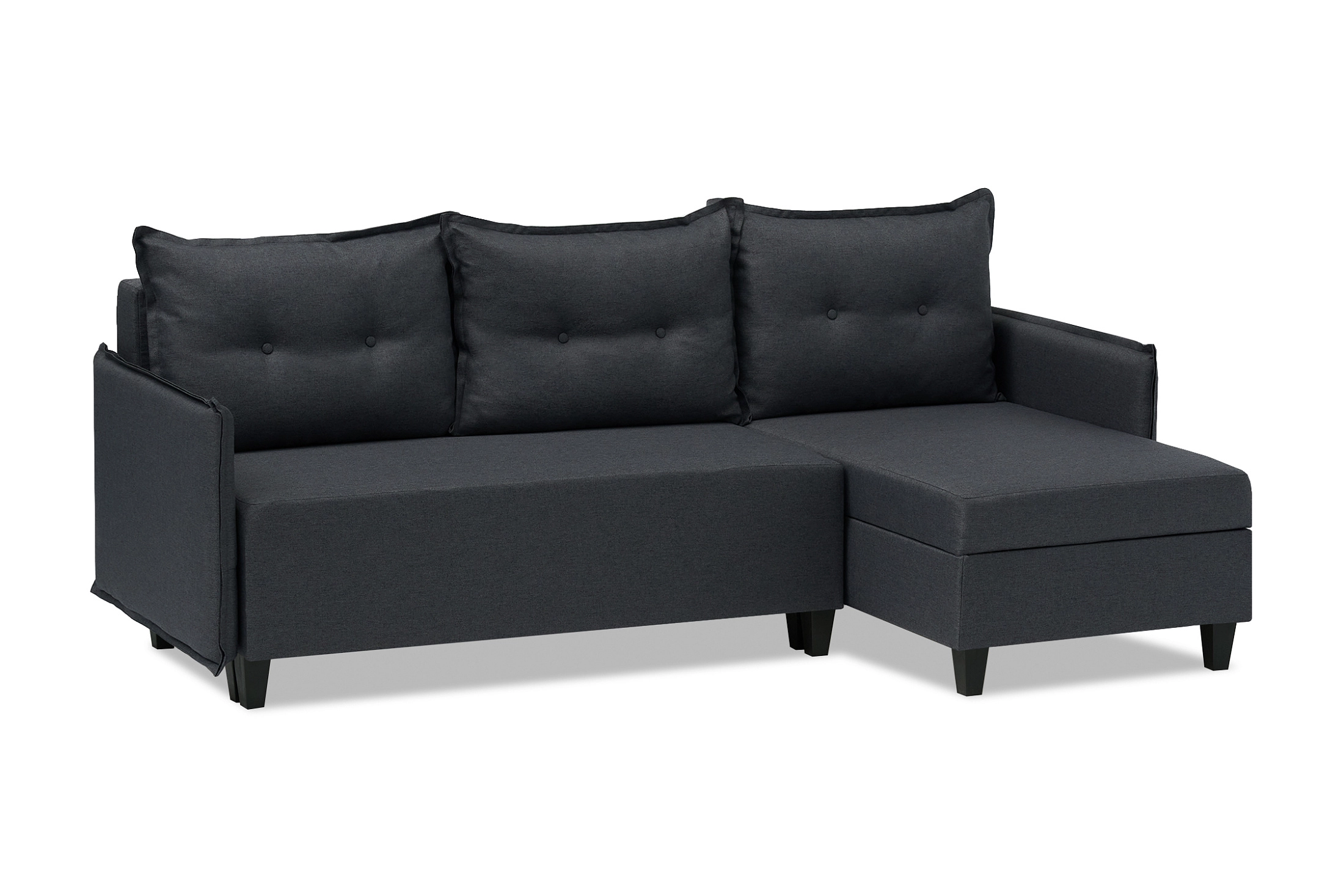 Диван угловой Туули темно-серый