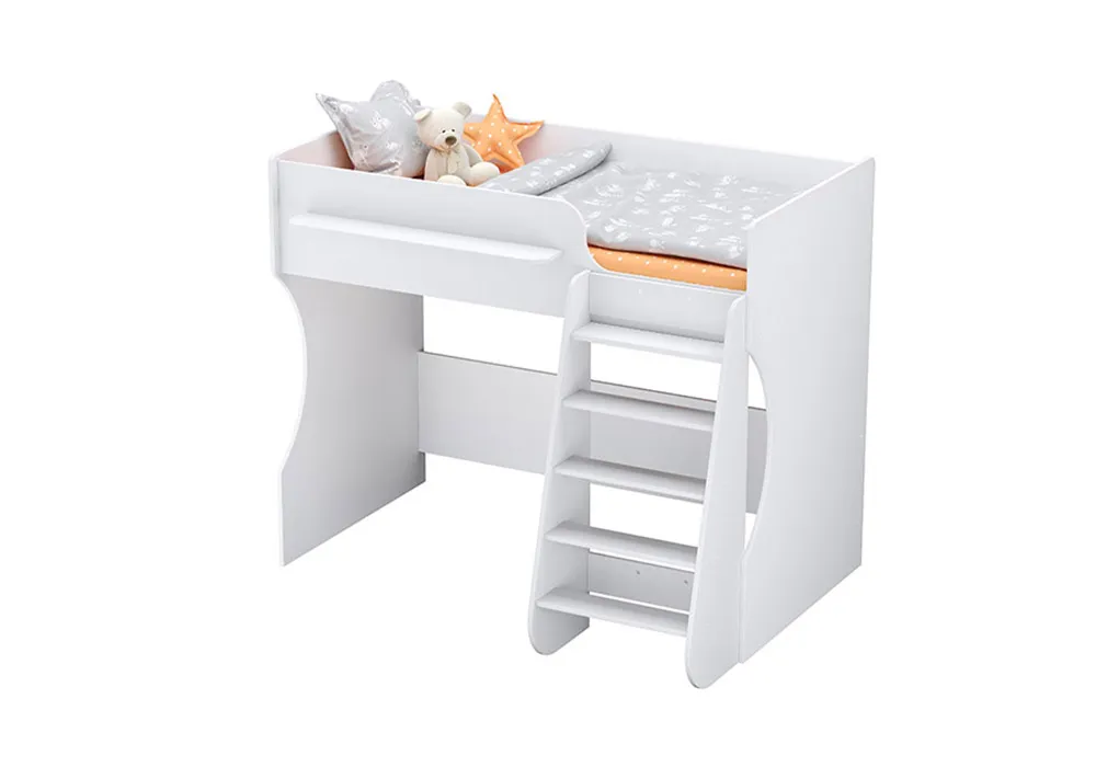 Кровать-чердак Polini kids Dream 1700 белый