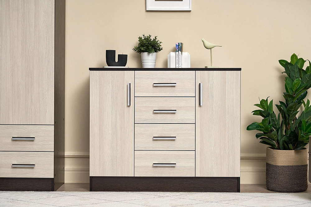 Комод К1000-2Д венге / лоредо арт. 08-72114 купить в Москве по цене 4 ...