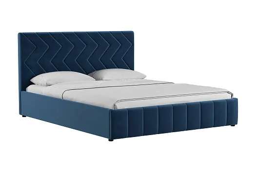 Кровать Милана синяя