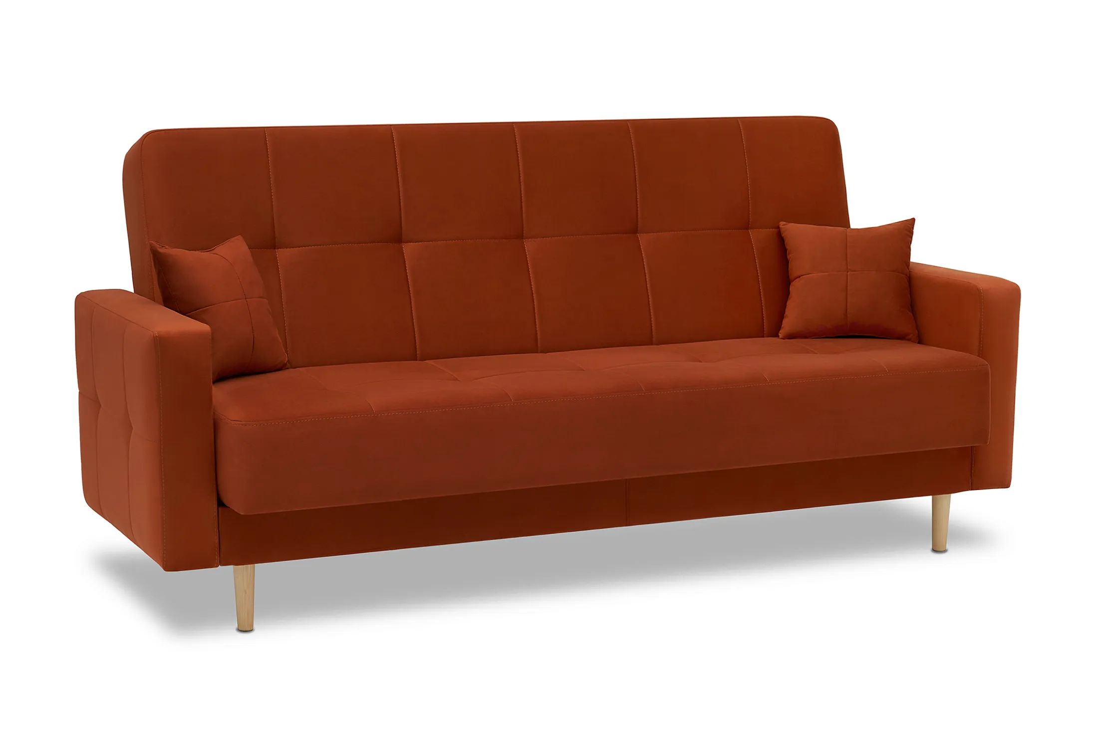 Диван Фиеста терракотовый
