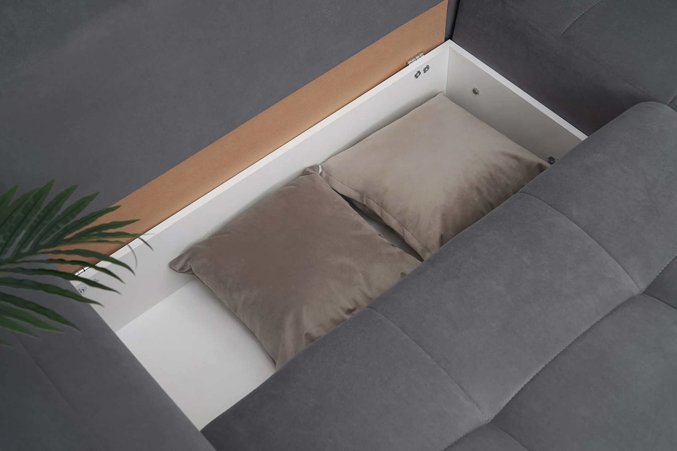 Диван угловой Монарх серый — изображение 9