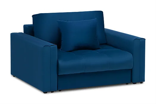 Кресло тик-так Монарх темно-синее