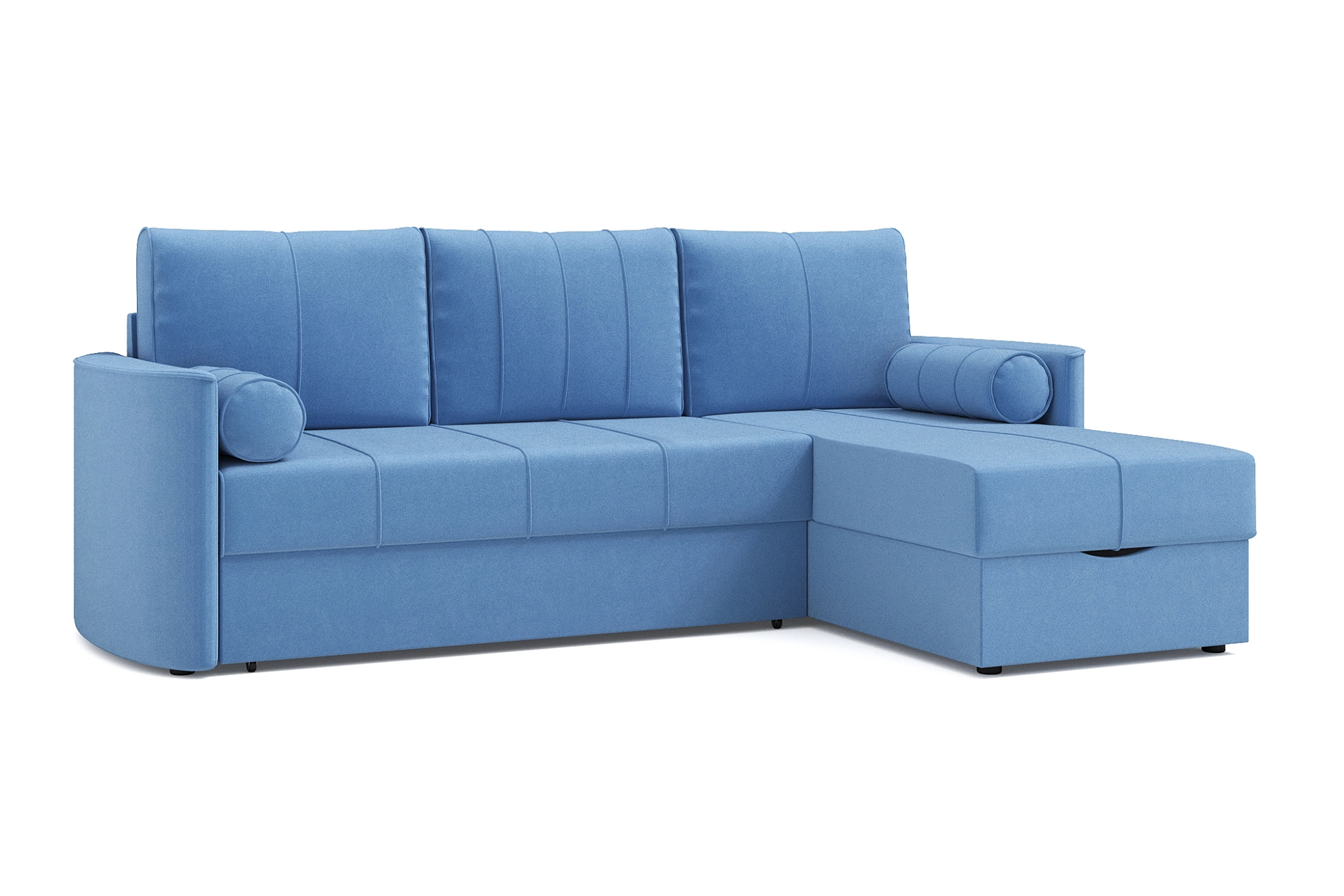 Диван угловой Колибри голубой