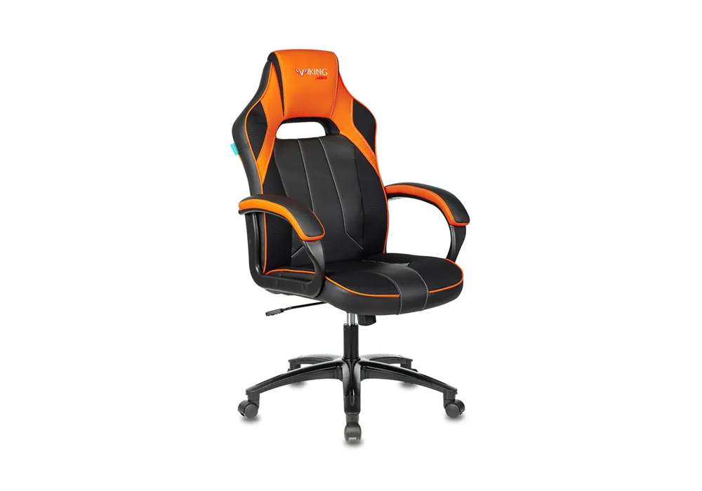 Кресло игровое Zombie Viking 2 Aero черное / оранжевое