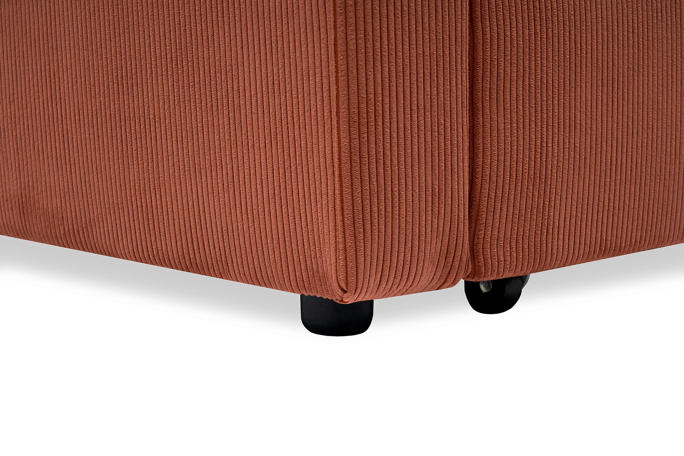 Диван угловой Вита терракотовый — изображение 13