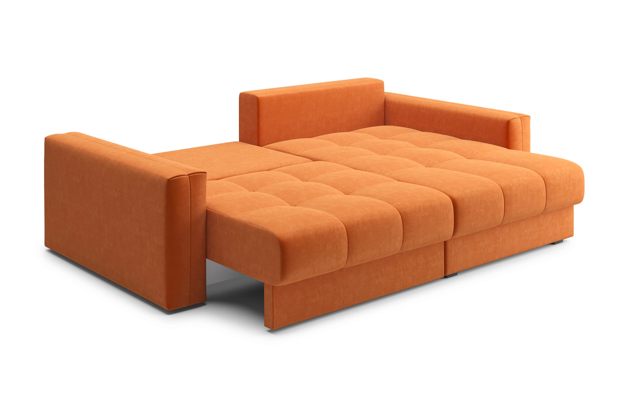 Диван угловой Монарх оранжевый — изображение 3