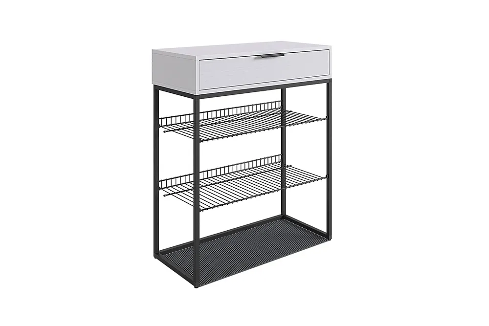 Обувница Краш черный муар / белое дерево арт. 08-144818 купить в Москве по цене 9 490 руб. | НОНТОН