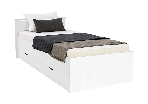 Кровать односпальная Мелисса с ящиками белый