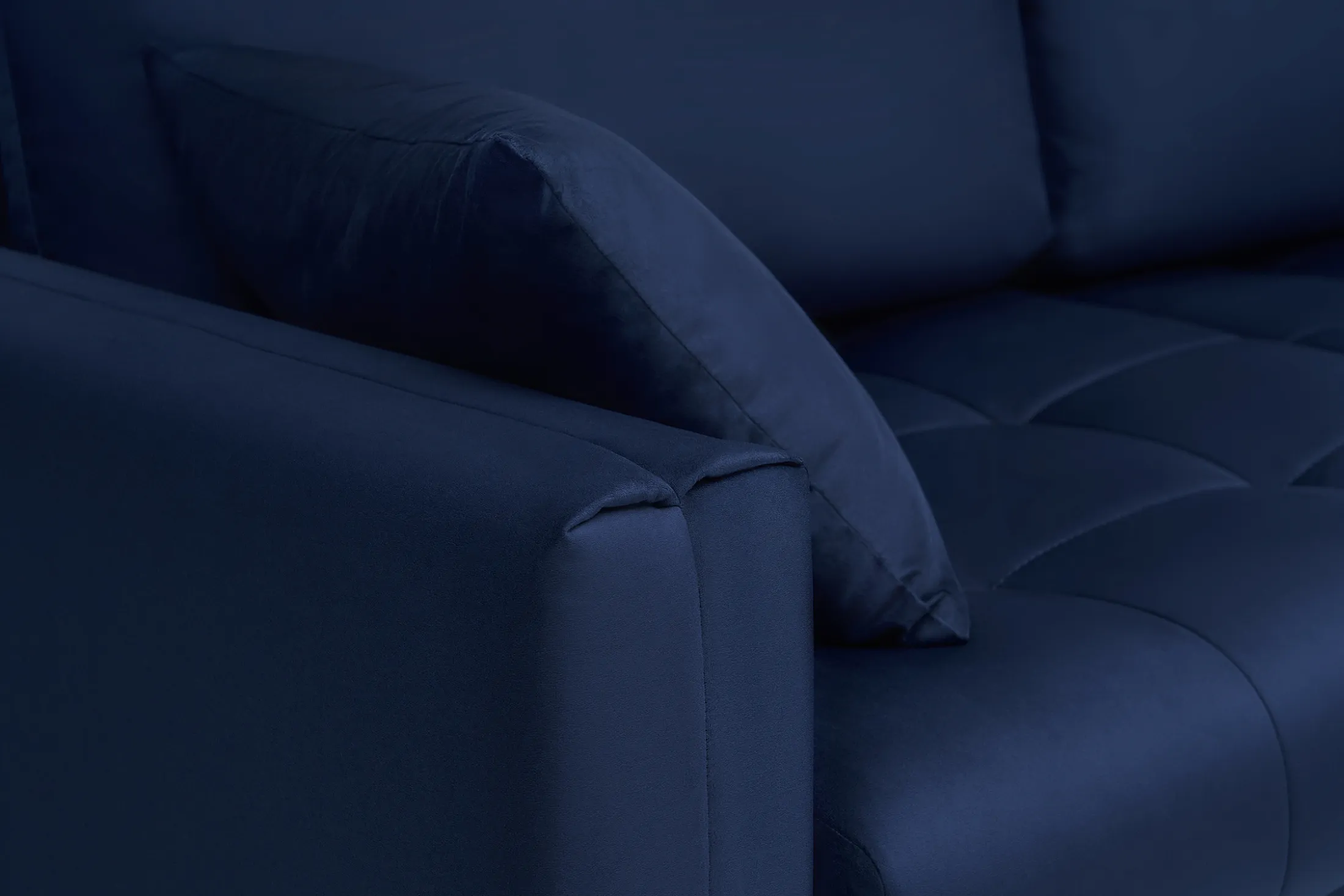 Диван угловой Монарх темно-синий — изображение 7