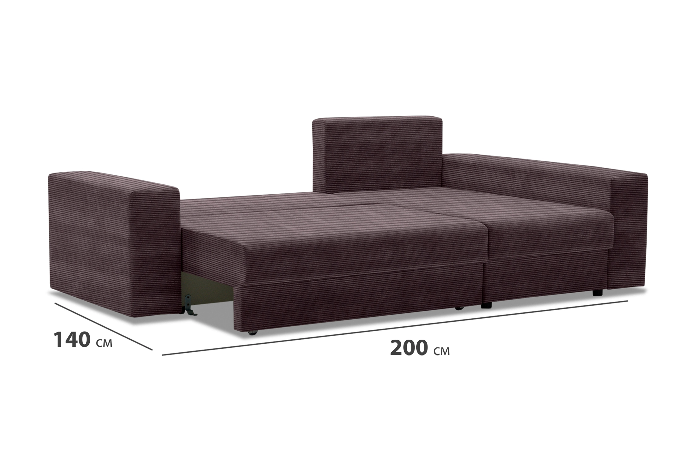 Диван угловой Таун коричневый — изображение 7