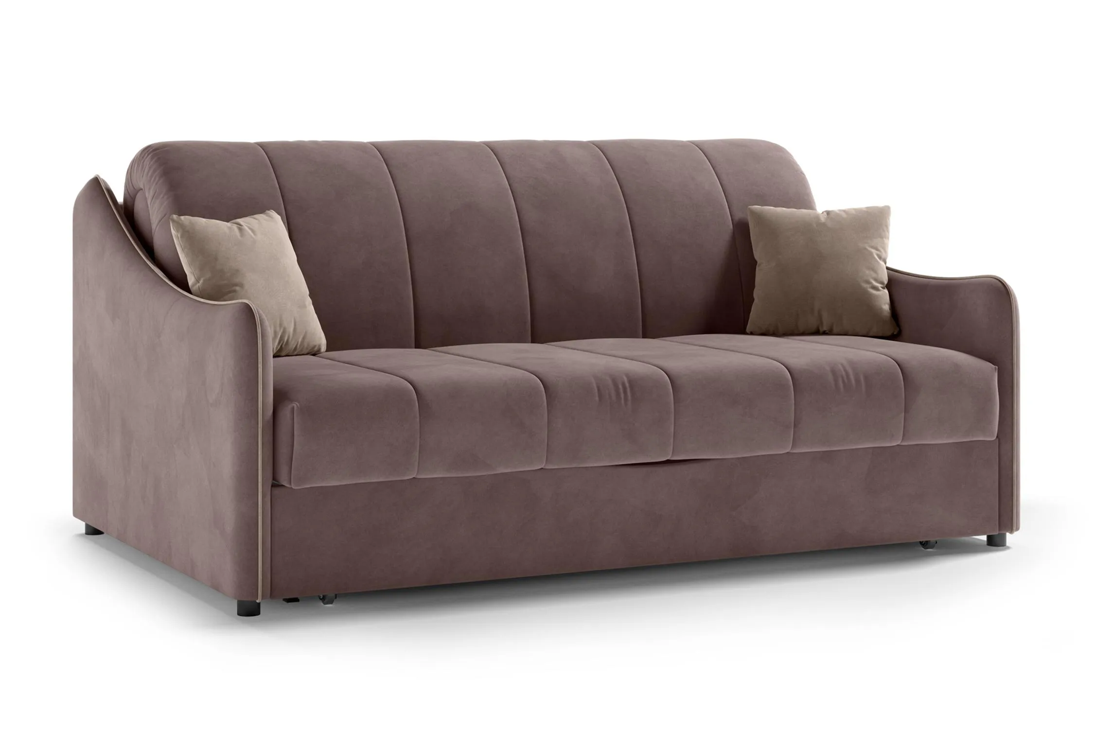 Диван Эско коричневы / бежевый