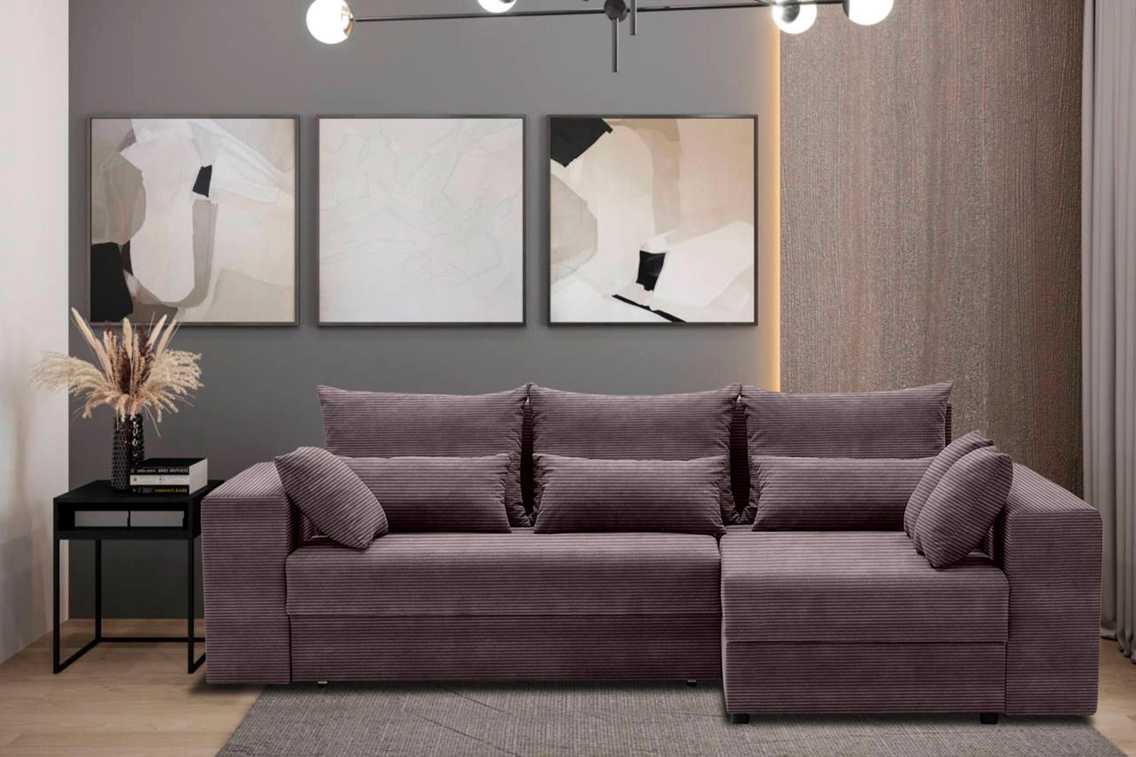 Диван угловой Таун коричневый — изображение 5