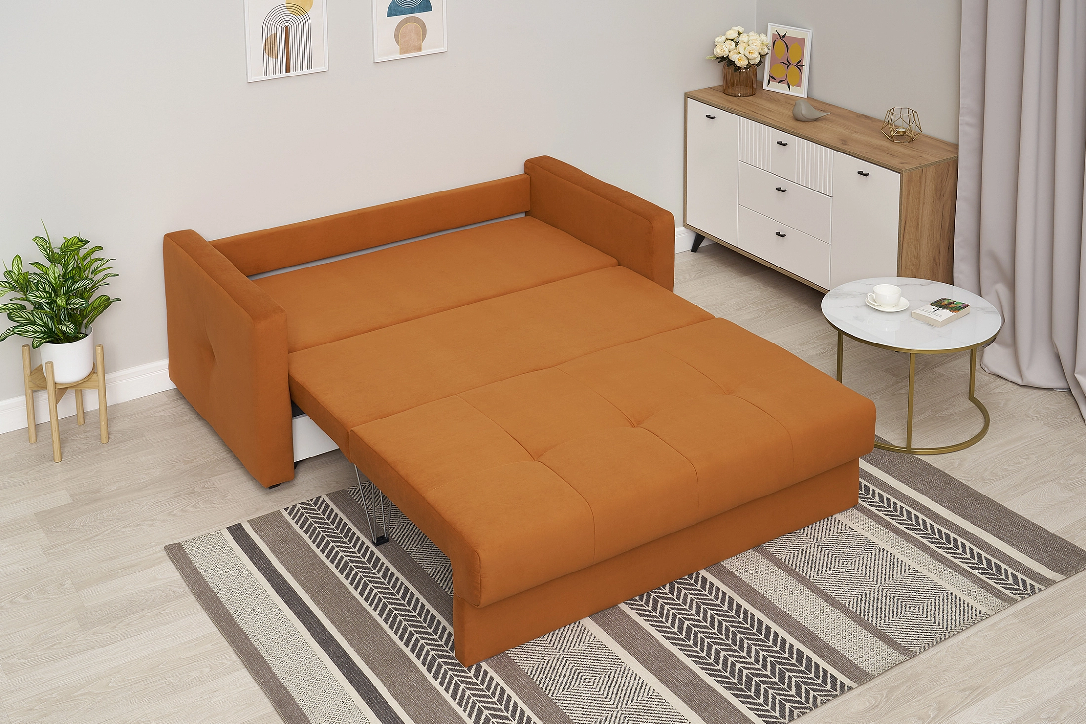 Диван Вита оранжевый — изображение 4