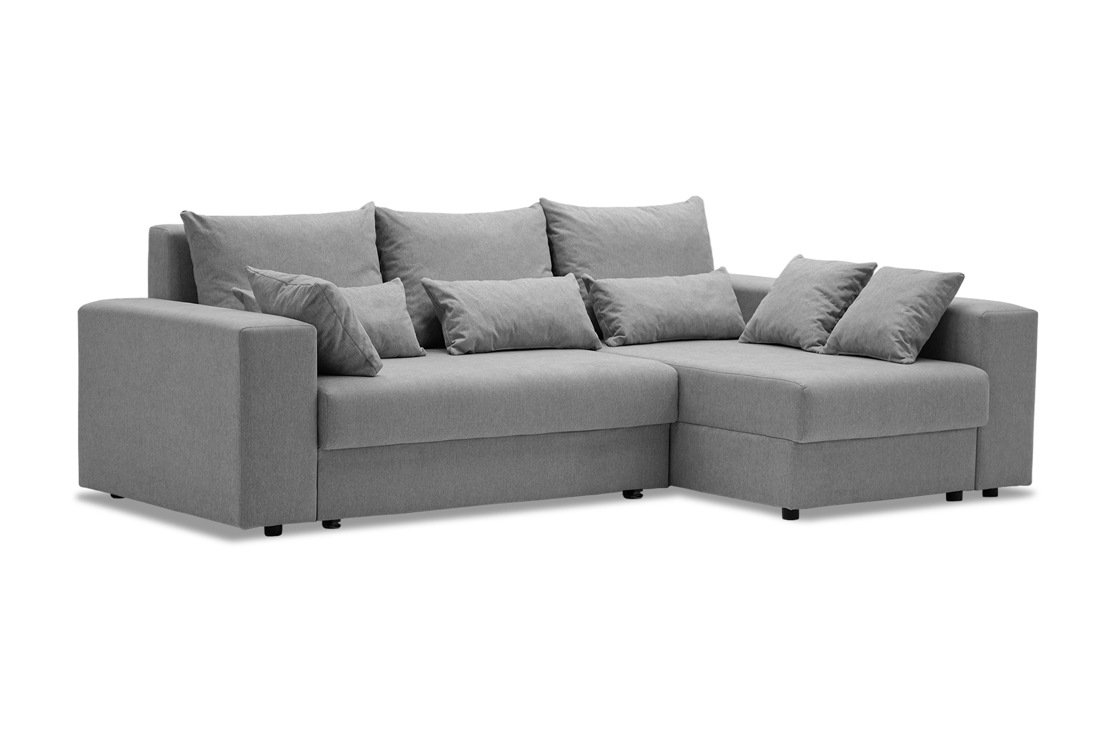 Диван угловой Таун пепельный