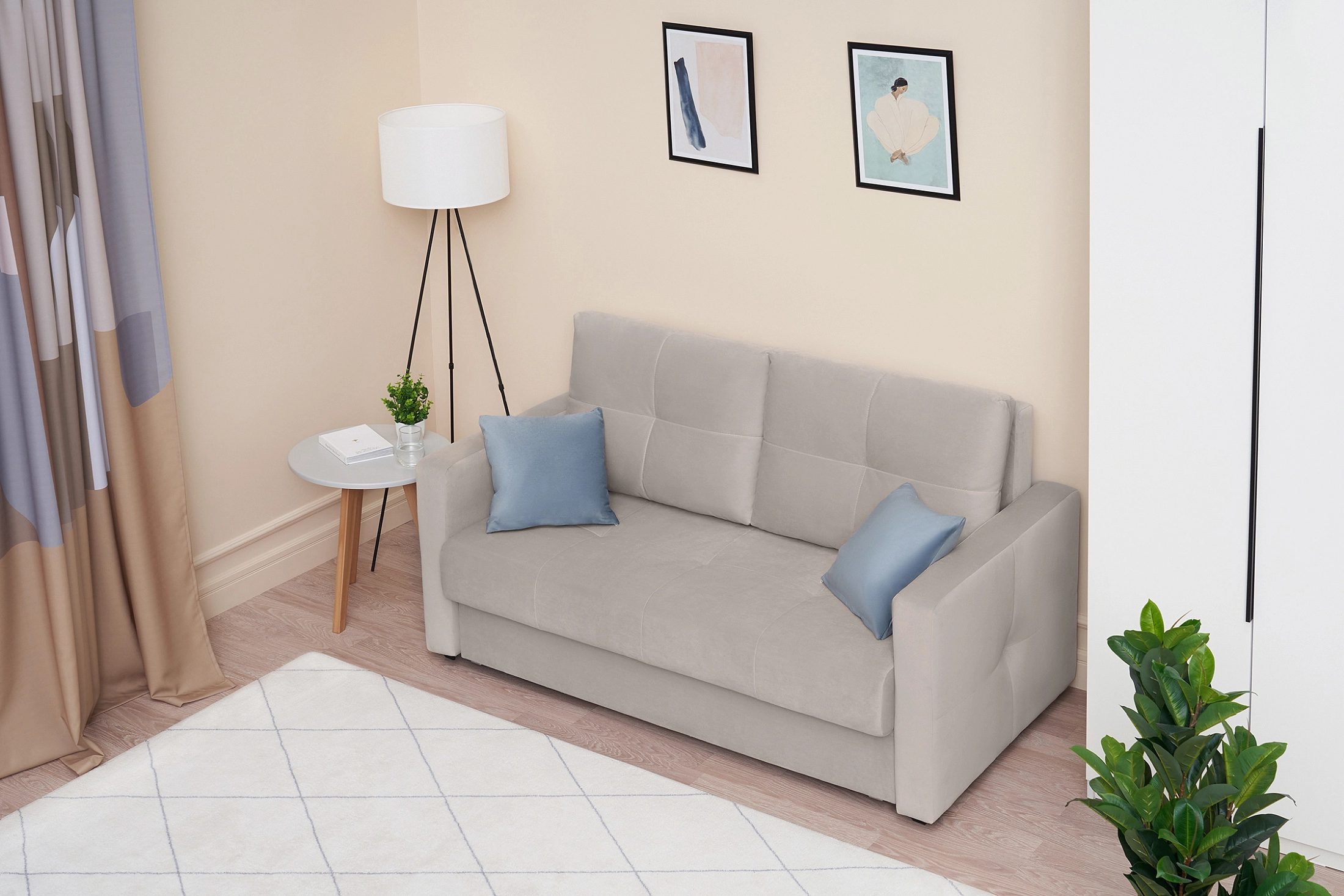 Диван Вита серо-бежевый — изображение 5