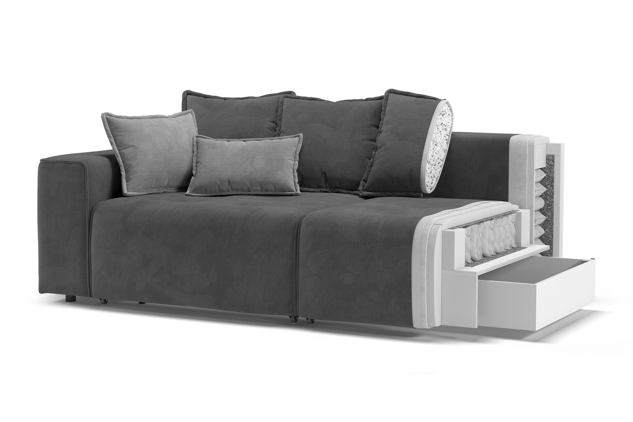 Диван Конте желтый — изображение 10