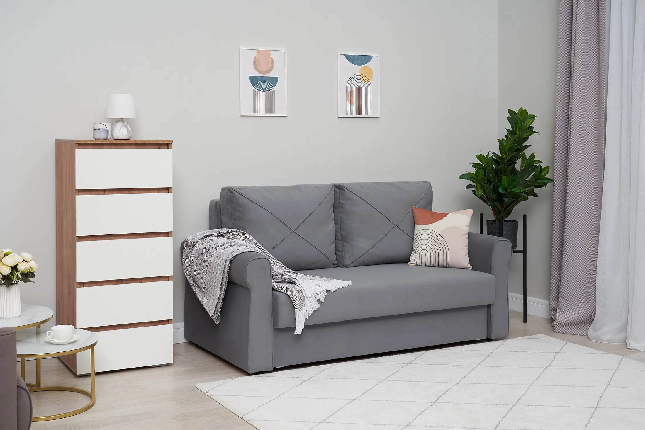 Диван Лира серый — изображение 4