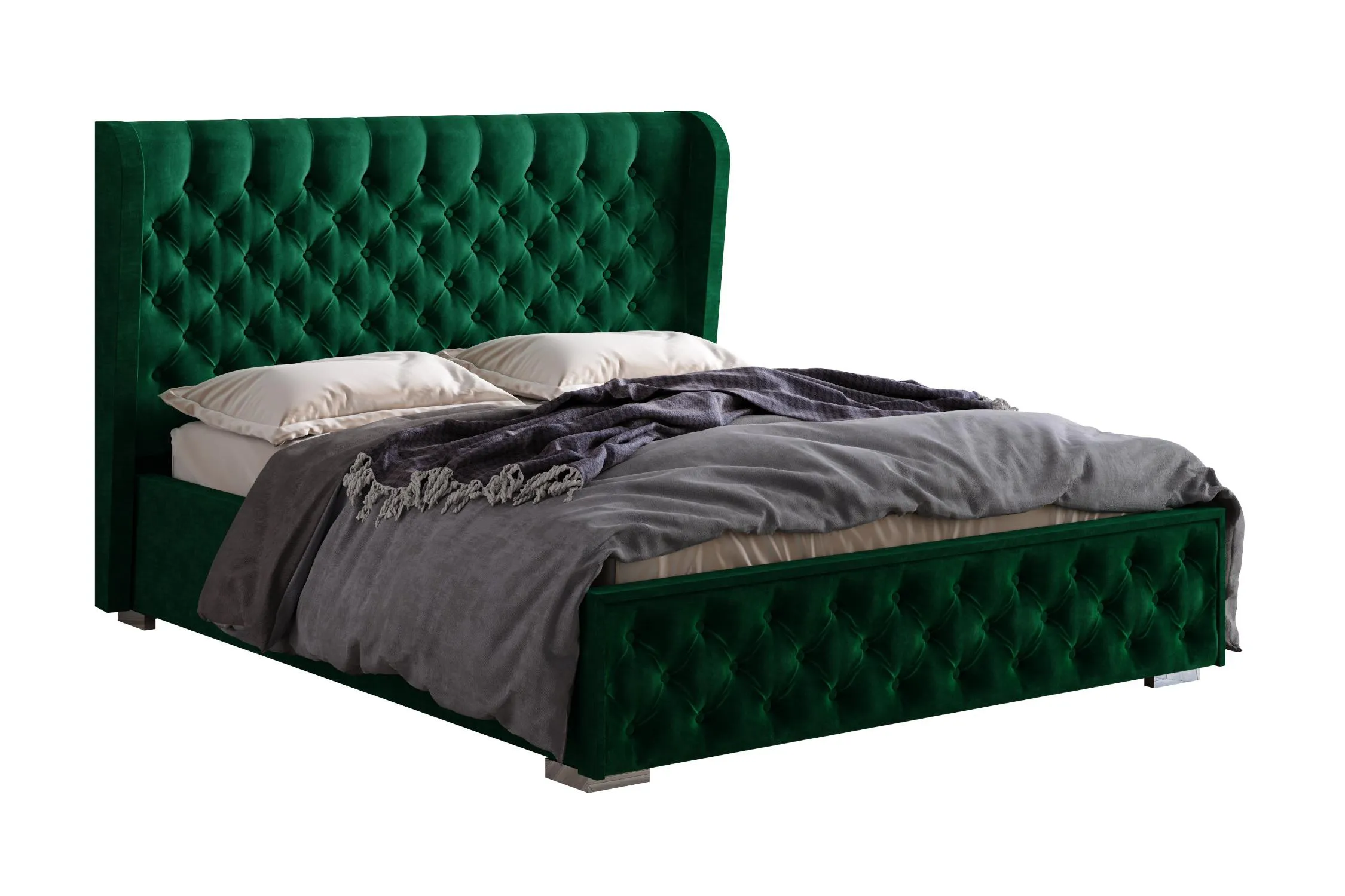 Кровать Франческа зеленая