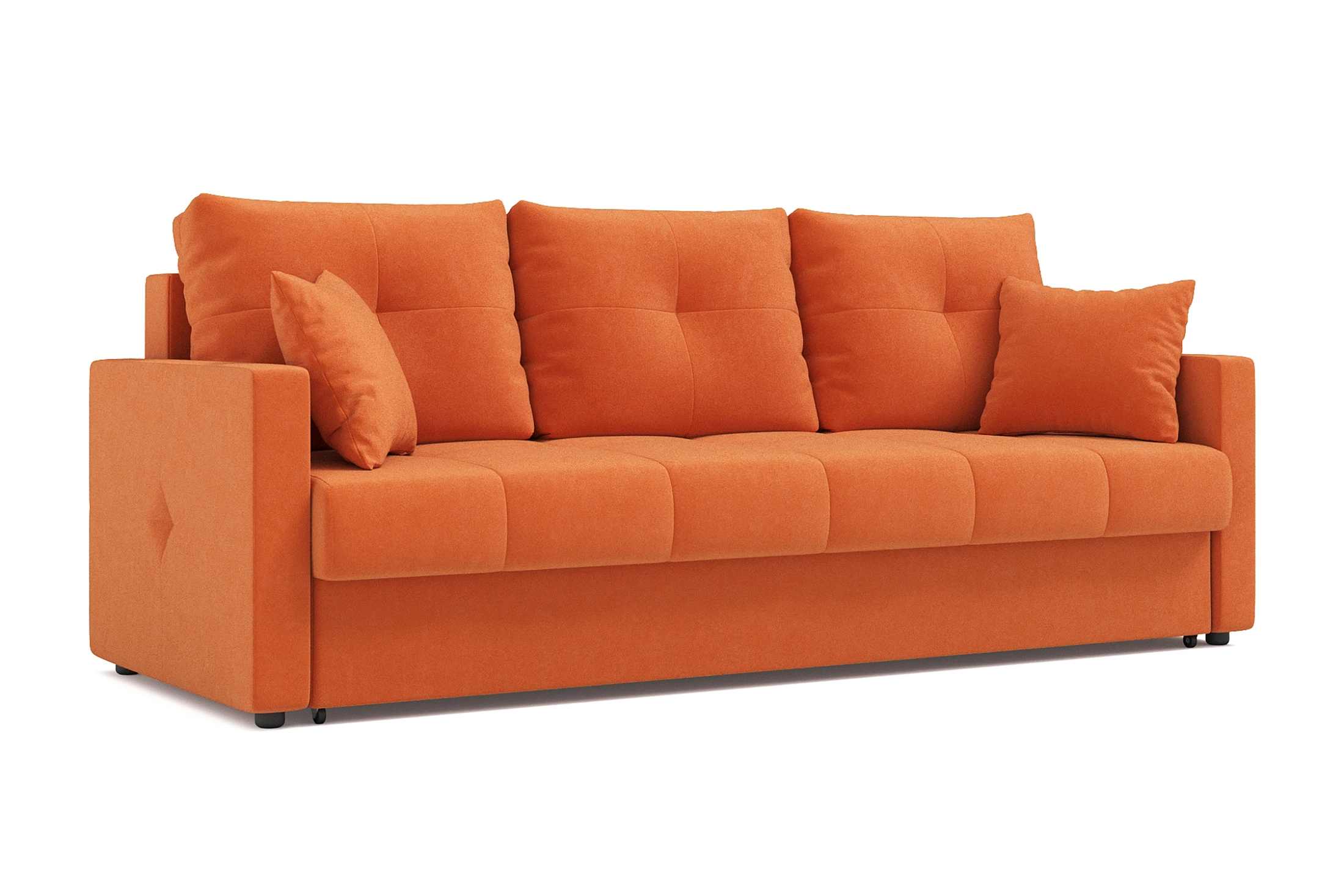 Диван Вита 3-х местный оранжевый