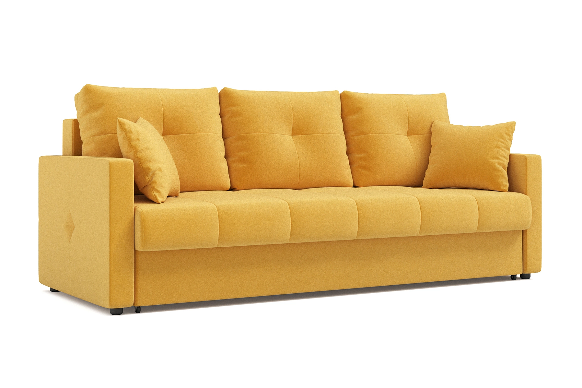 Диван Вита 3-х местный желтый