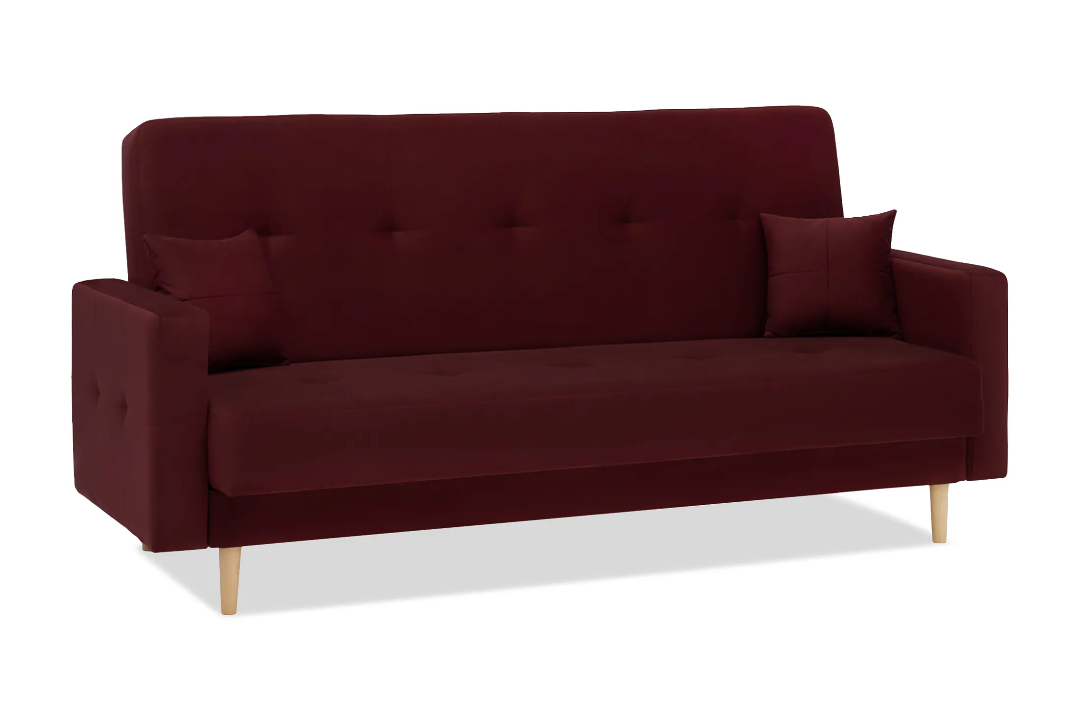Диван Фиеста лайт бордовый