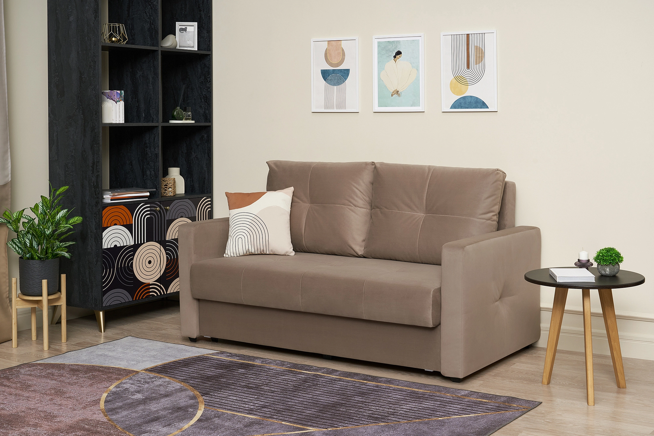 Диван Вита светло-коричневый — изображение 2