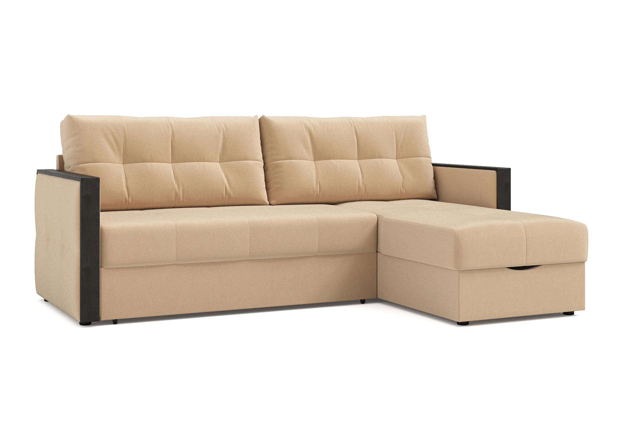 Диван угловой Инсайд песочный