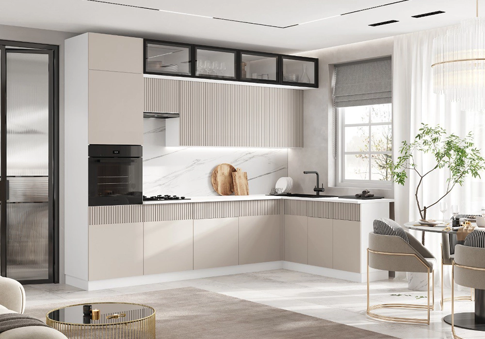 Угловой кухонный гарнитур купить по выгодной цене с доставкой в Домодедово от интернет-магазина НОНТОН