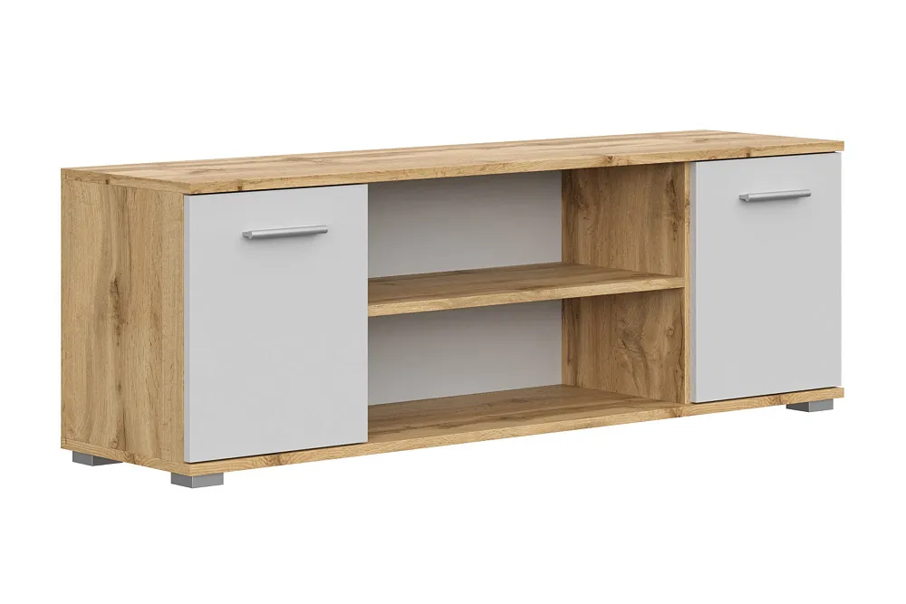 Тумба Fun ТВ-130 дуб вотан / белый арт. 08-202513 купить в Москве по цене 4 190 руб. | НОНТОН