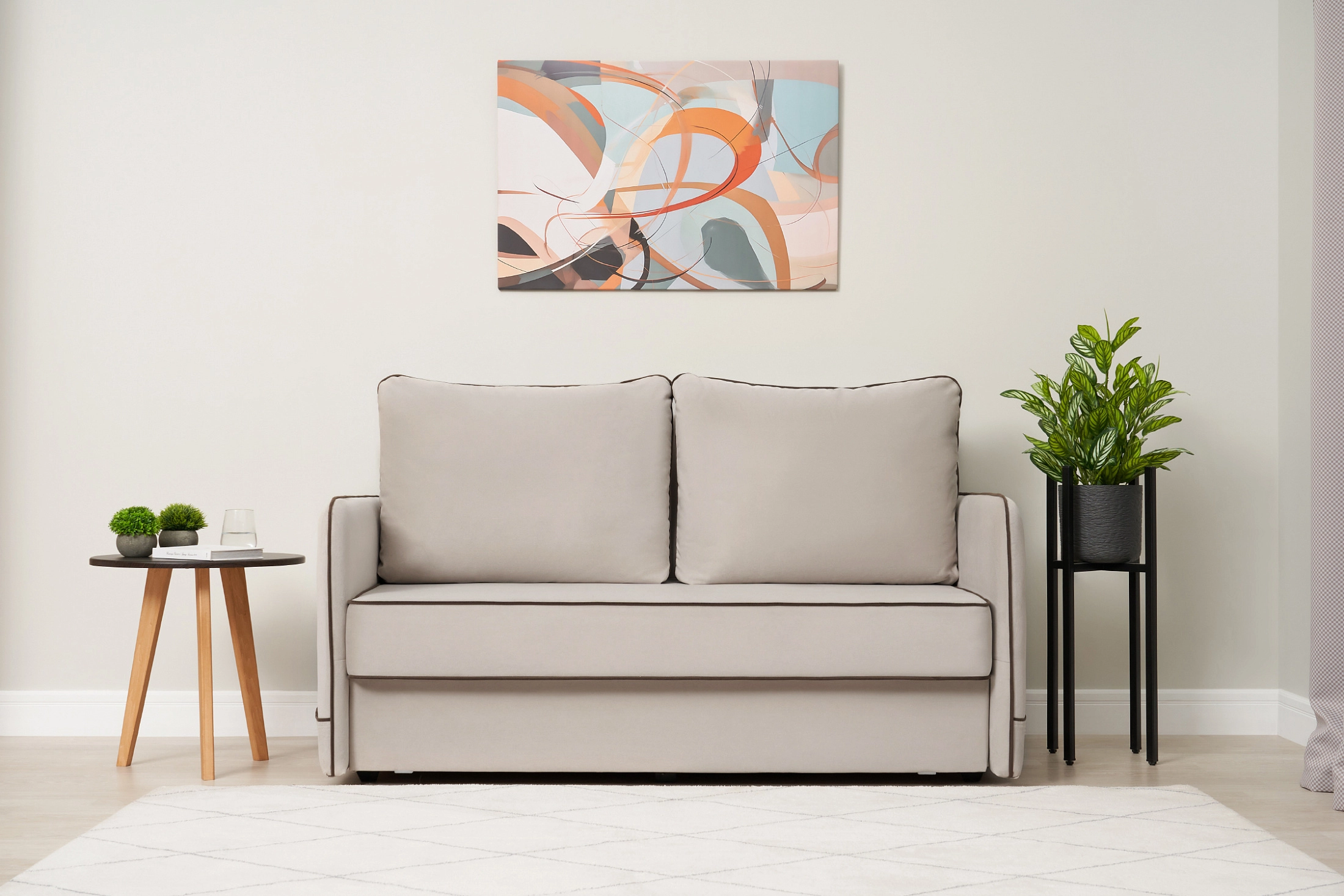 Диван Энерджи серо-бежевый — изображение 3