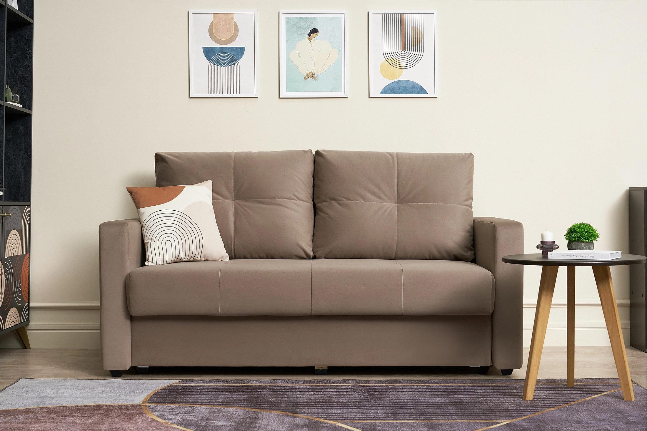 Диван Вита светло-коричневый — изображение 3