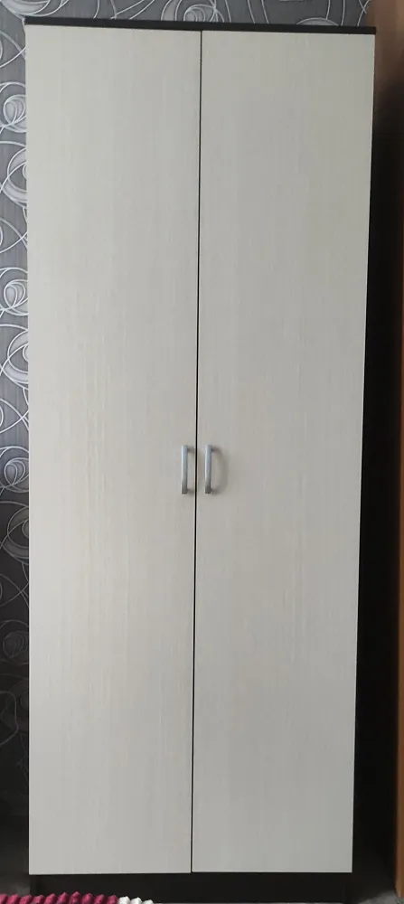Шкаф 2-х створчатый комбинированный без зеркала Ронда венге / дуб белфорд 