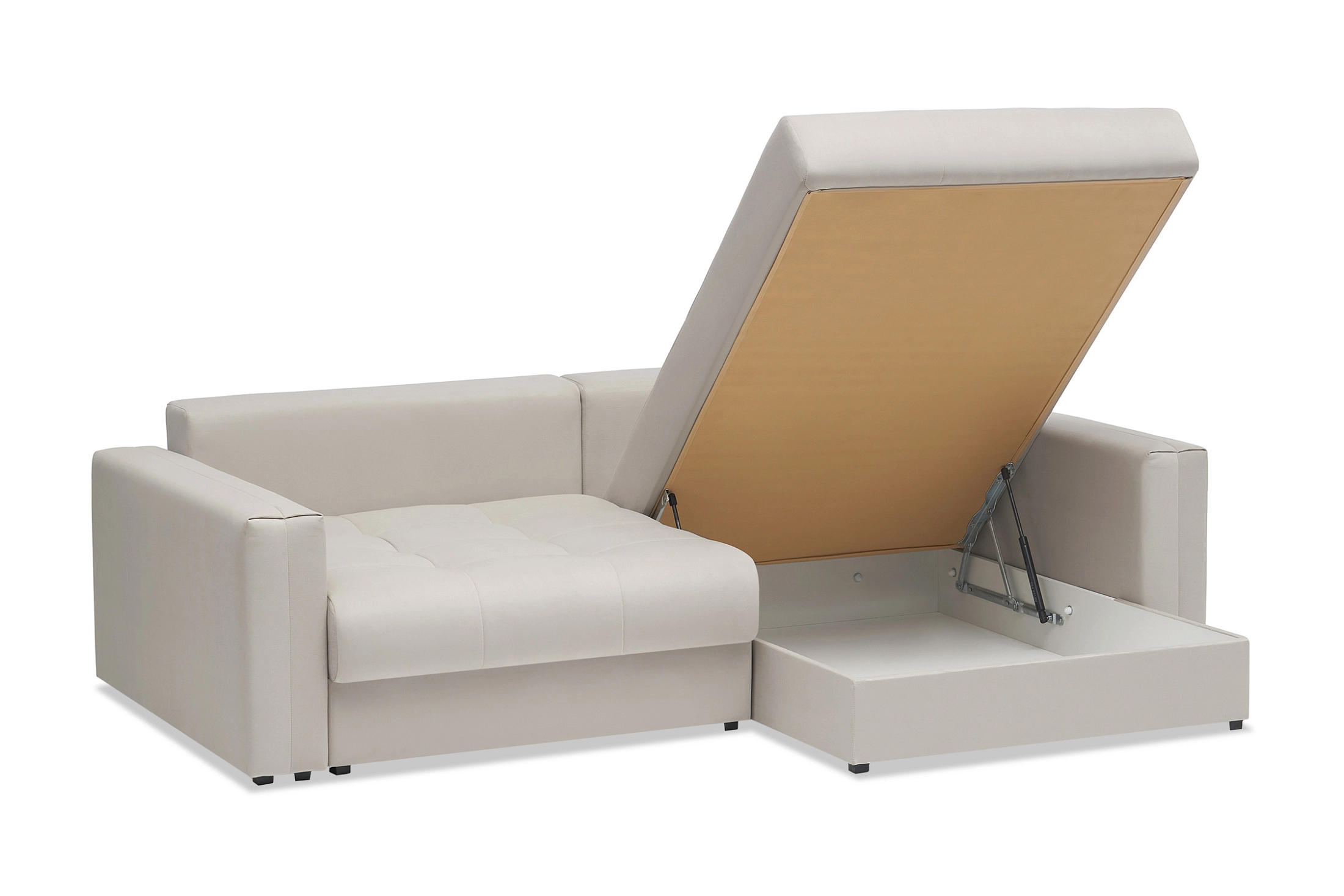 Диван угловой Монарх серо-бежевый — изображение 4