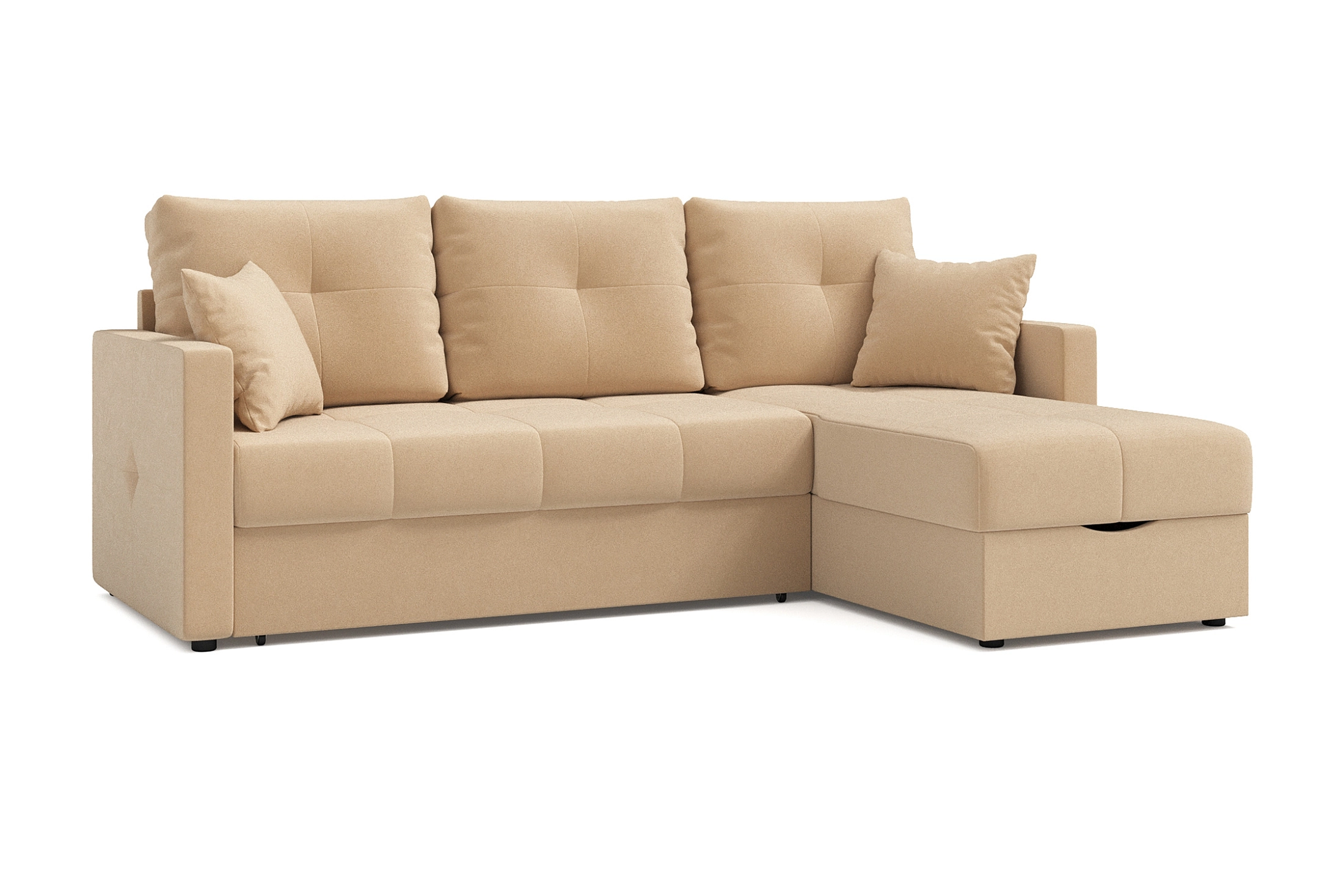 Диван угловой Вита песочный