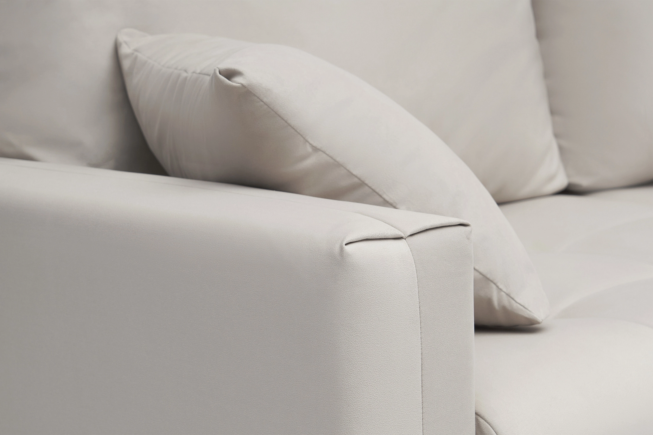 Диван угловой Монарх серо-бежевый — изображение 7