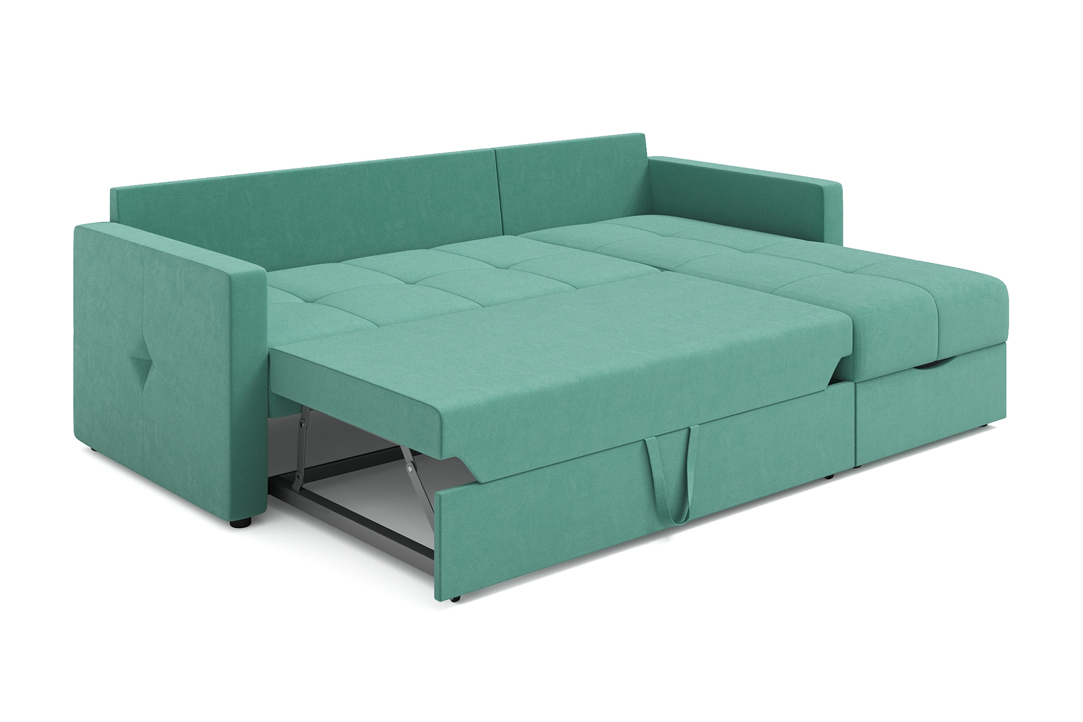 Диван угловой Вита бирюзовый — изображение 5