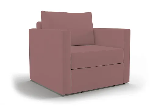 Кресло выкатное Берг розовое