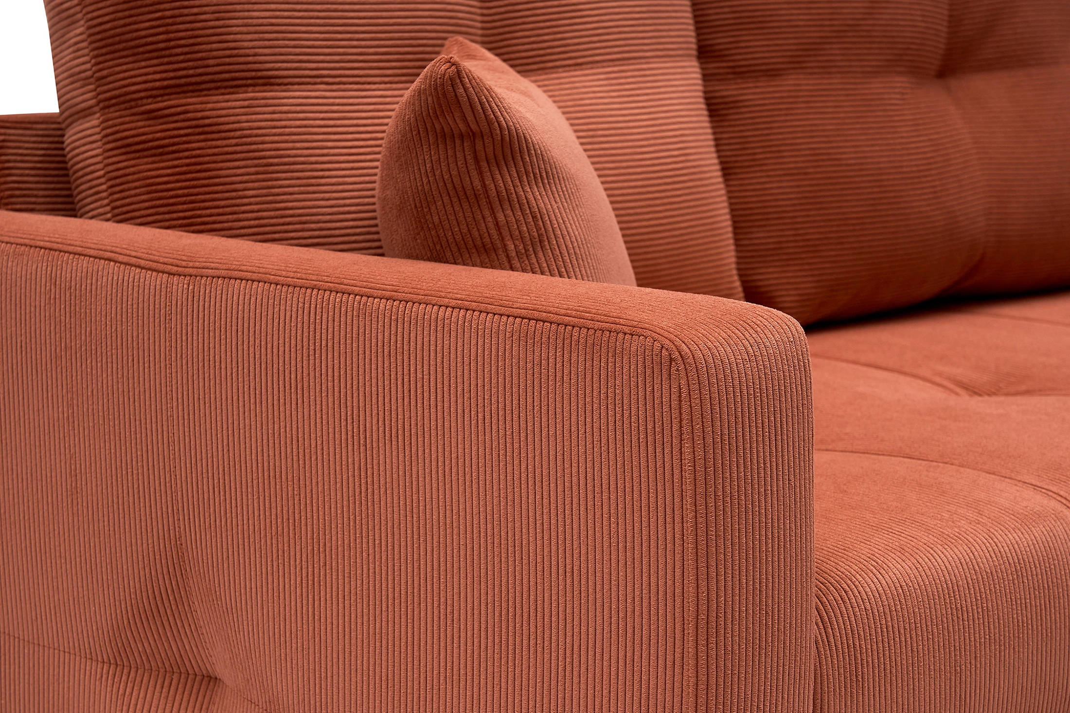 Диван угловой Вита терракотовый — изображение 12