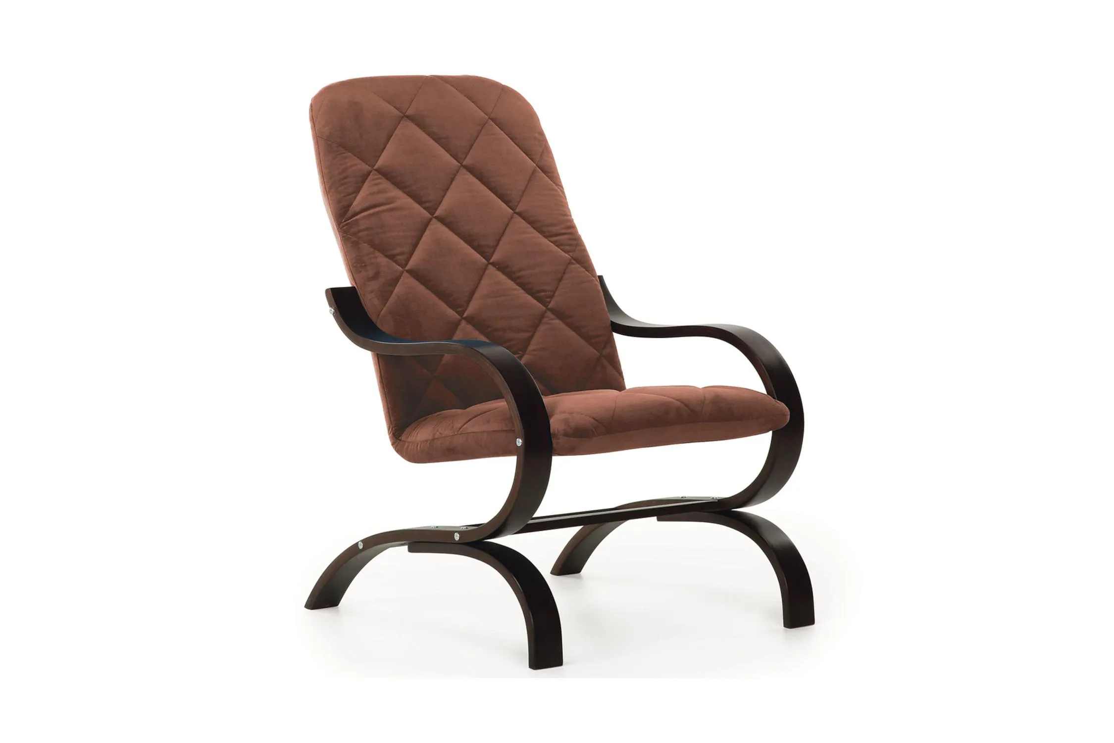 Кресло Лидер коричневое