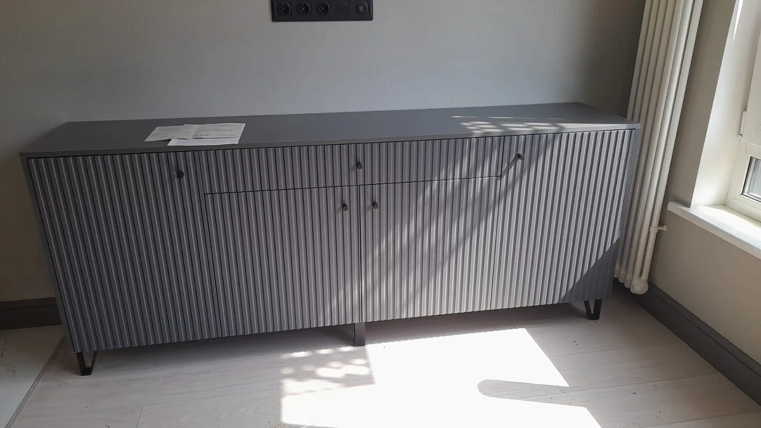 Комод Оливия графит / графит софт арт. 08-125381 купить в Санкт ...