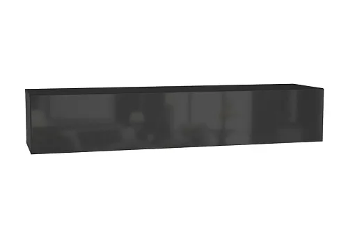 Шкаф навесной Point тип-30 черный глянец / черный матовый