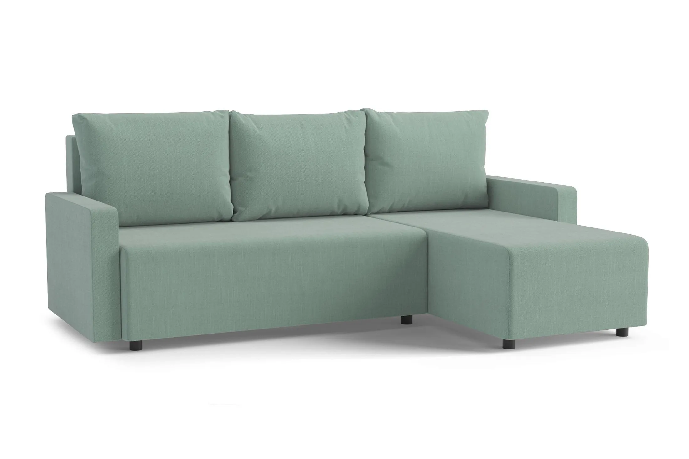 Диван угловой Мидгард светло-зеленый