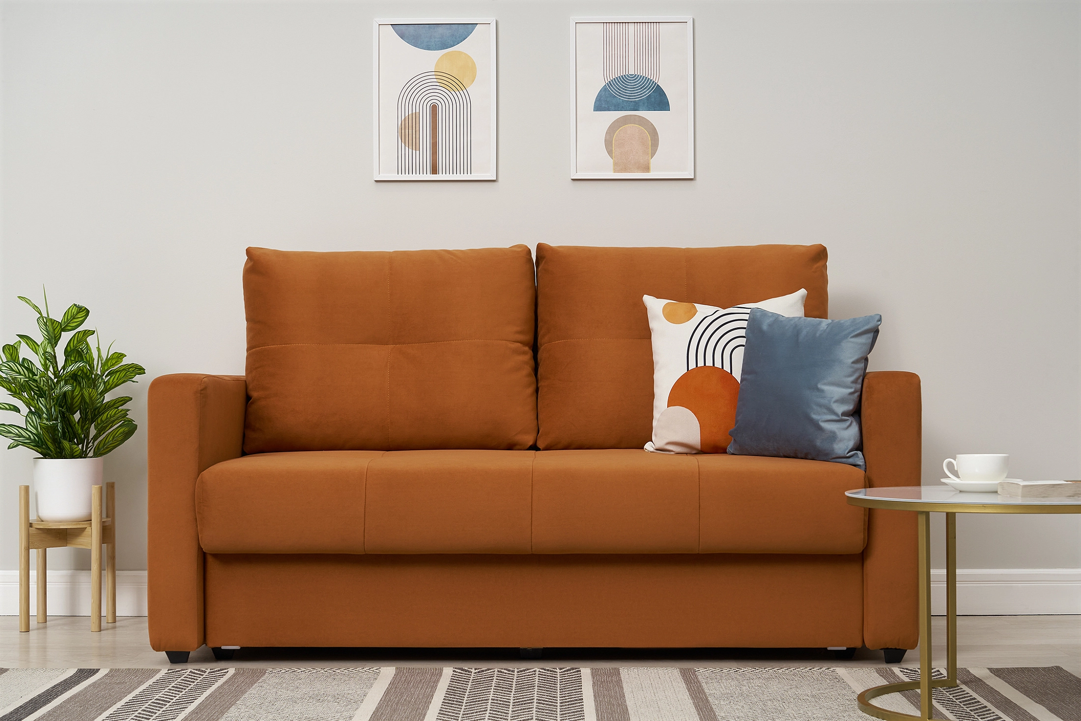 Диван Вита оранжевый — изображение 3