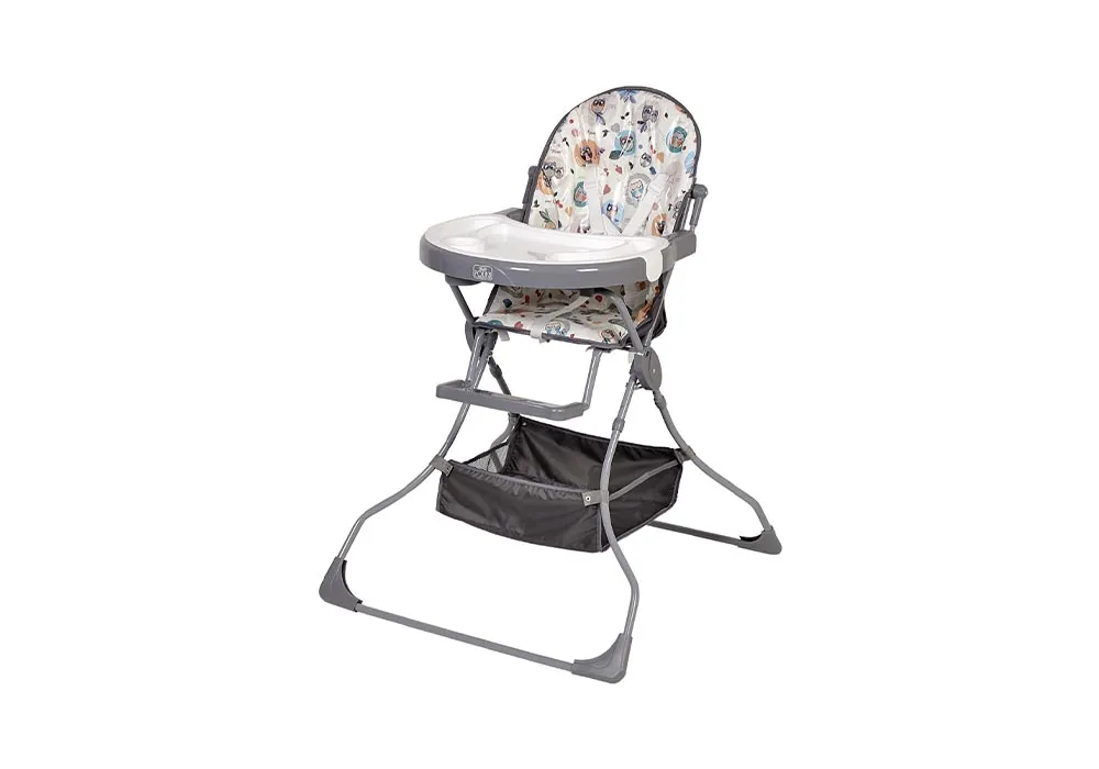 Стульчик для кормления Polini kids 252 Совы серый