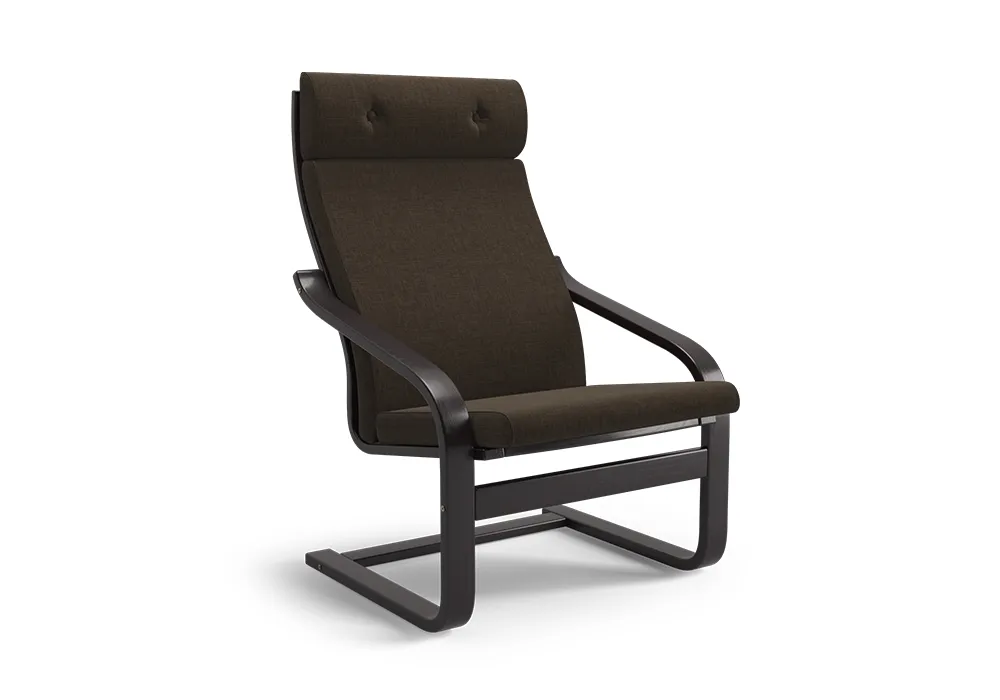 Кресло Тириль коричневое / венге